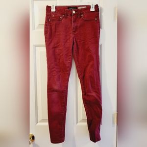 High waist skinny jeans